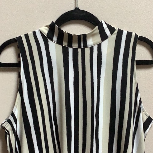 Chico's Mod Striped Mock-Neck Top - Picture 2 of 7
